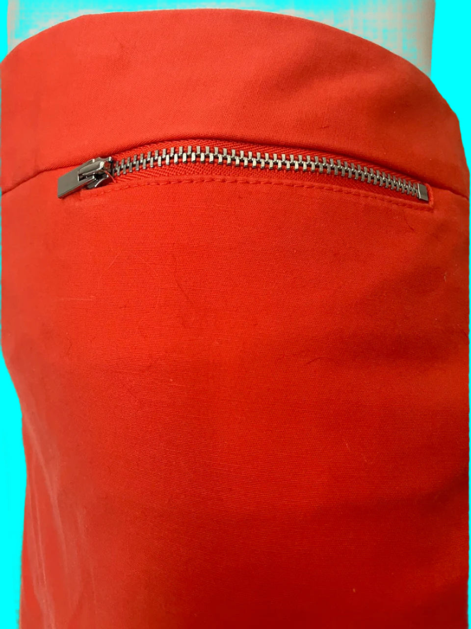 Calvin Klein - Orange Summer Skirt - Size: 14