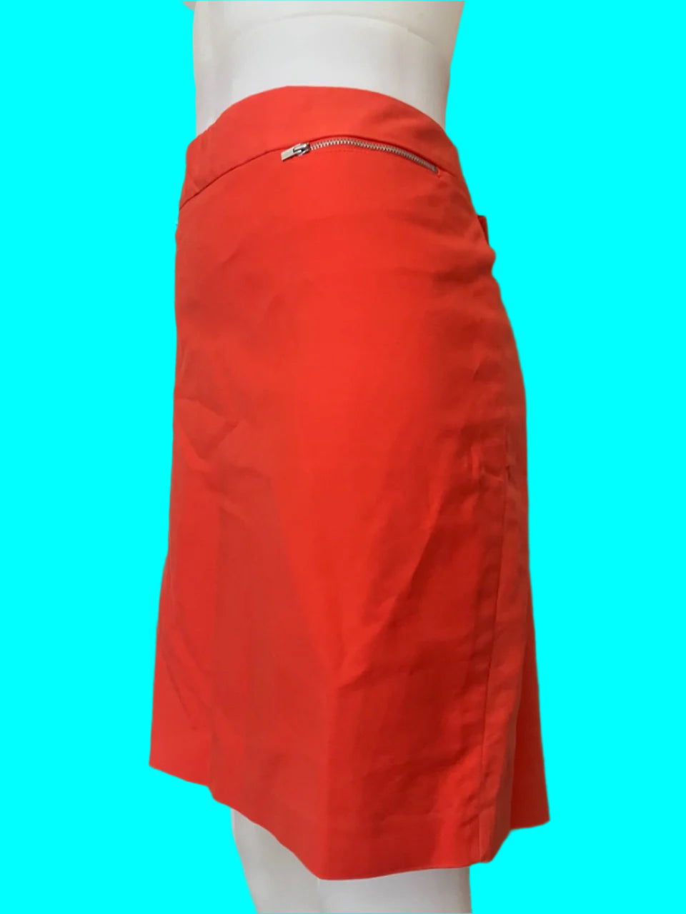 Calvin Klein - Orange Summer Skirt - Size: 14