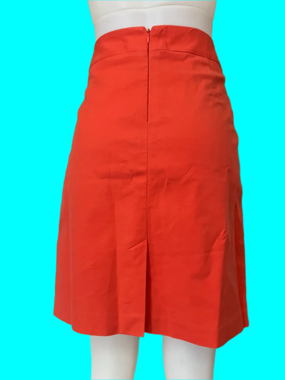 Calvin Klein - Orange Summer Skirt - Size: 14
