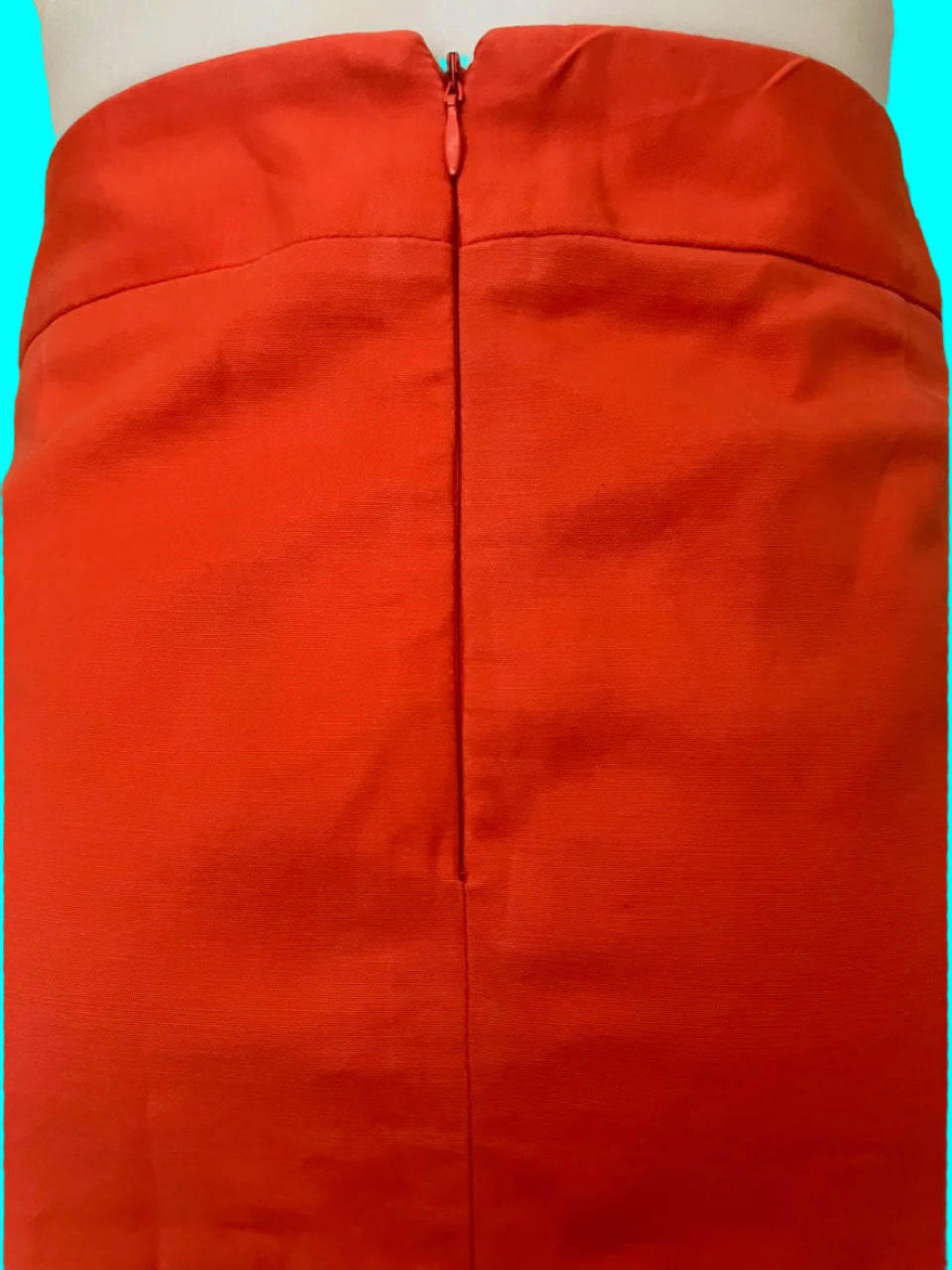 Calvin Klein - Orange Summer Skirt - Size: 14