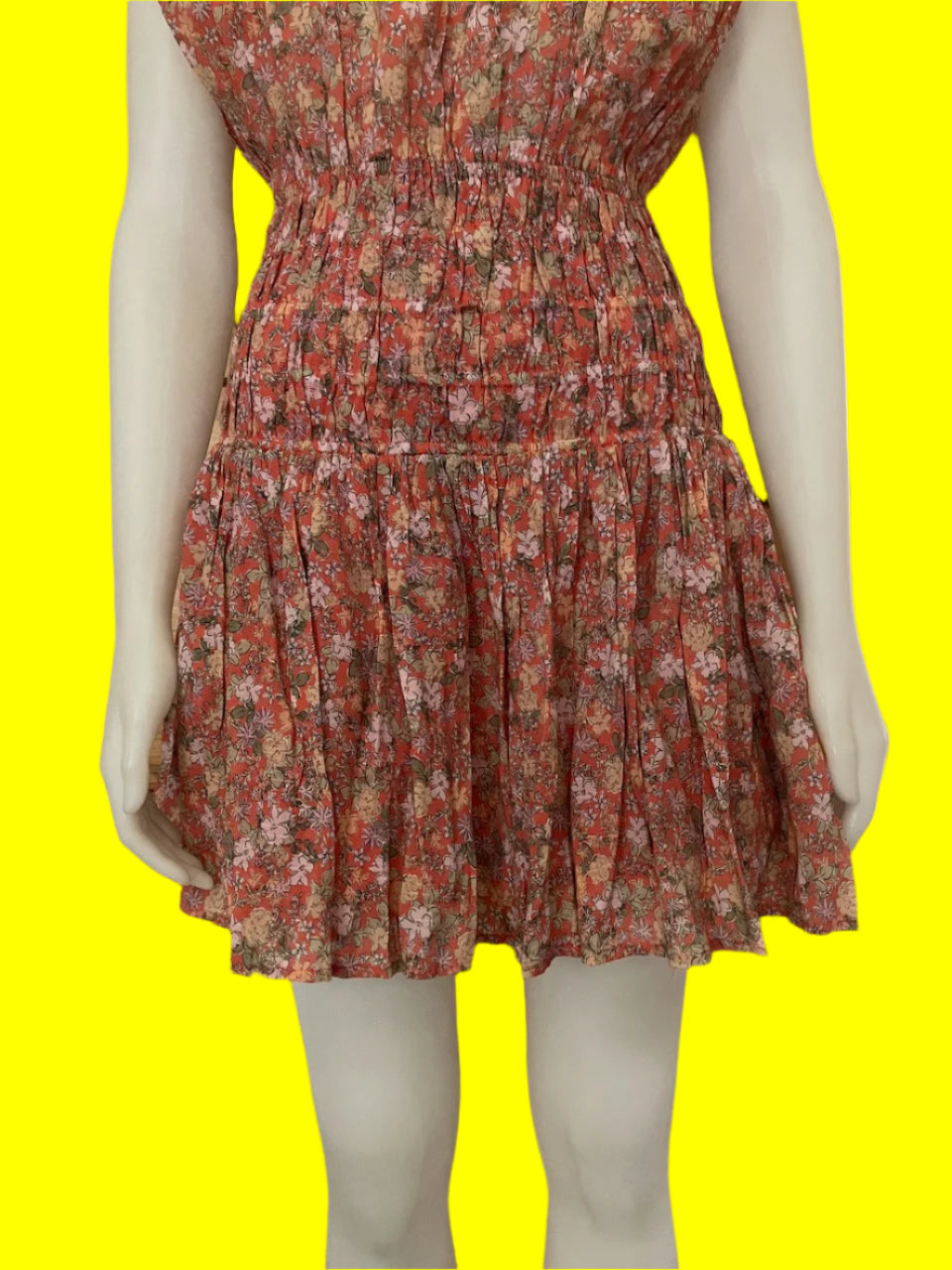 NEAR NEW - WISH - Summer Floral Mini Dress - Size: 10