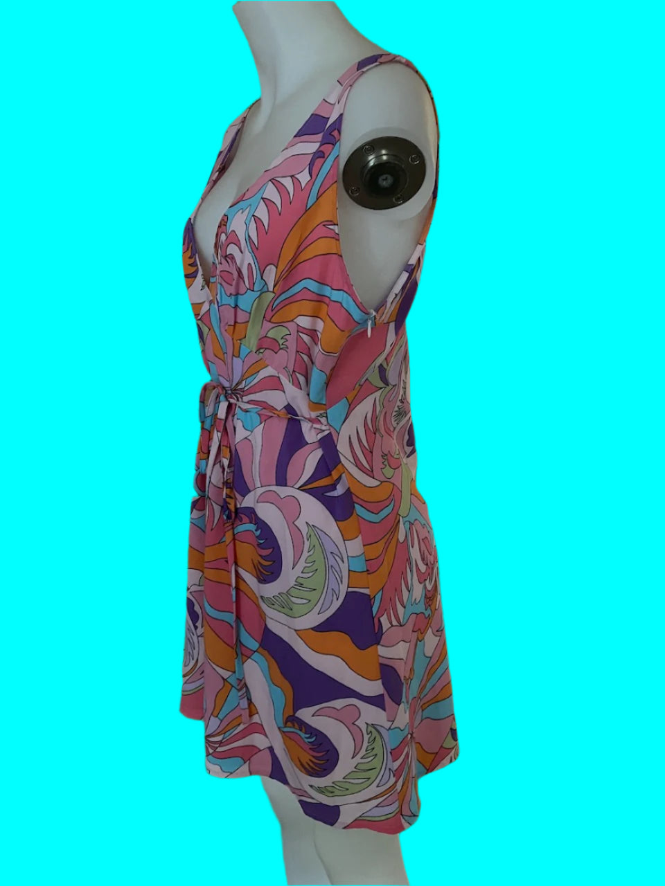 BRAND NEW - Princess Polly - Nellie Mini Dress Multi Pink - Size: 16