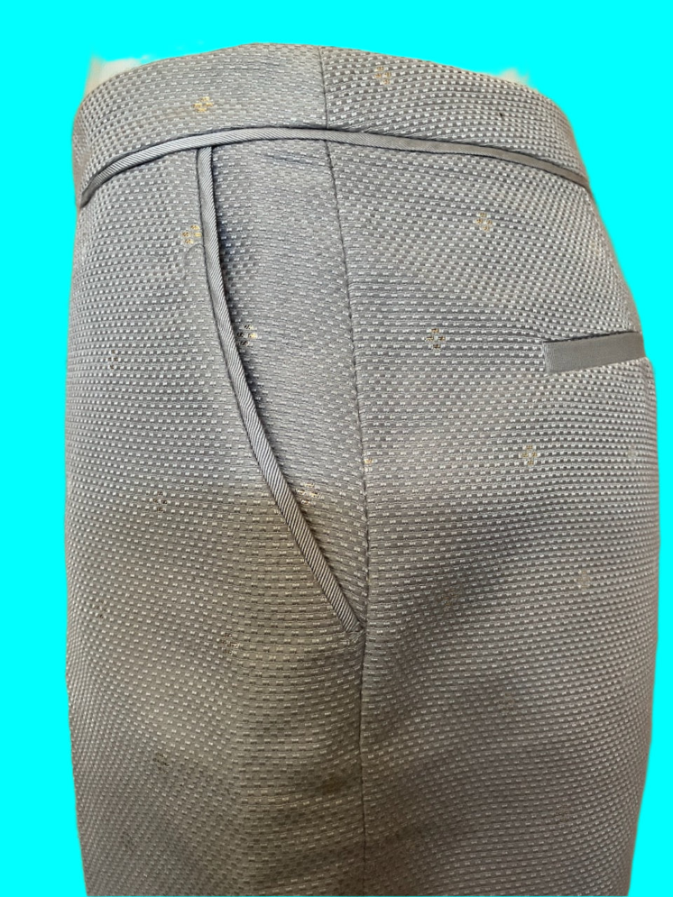 Ted Baker - London - Stylish Grey Textured Pant - Size: M