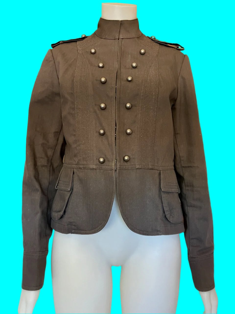 Ricochet - NZ Designer - Vintage Military Style Jacket - Size: S