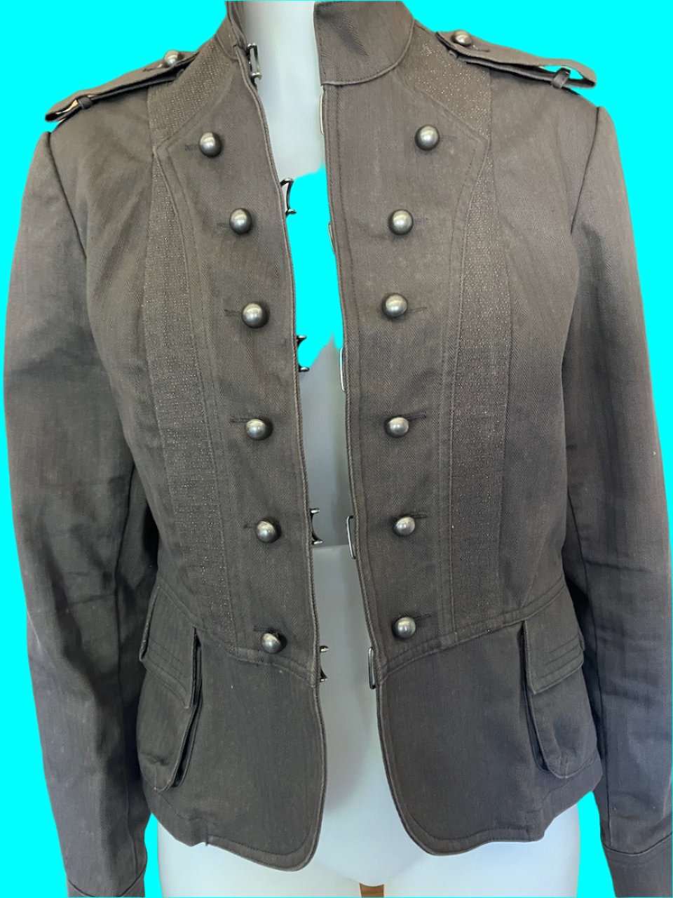Ricochet - NZ Designer - Vintage Military Style Jacket - Size: S