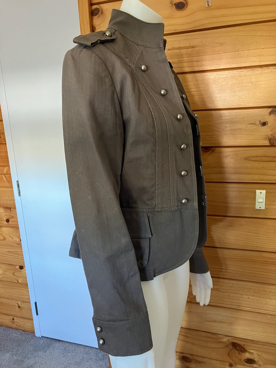 Ricochet - NZ Designer - Vintage Military Style Jacket - Size: S