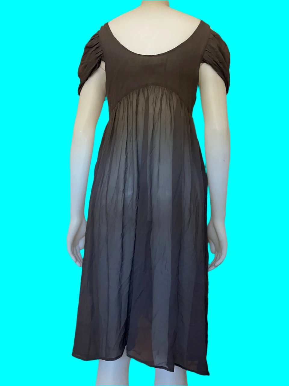 Kingan Jones - NZ Designer Dress - Silk With Embellishment - Size: 10