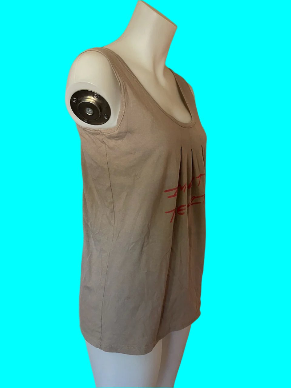 Kate Sylvester - I'm With The Artist - Organic Cotton Singlet - Size: M