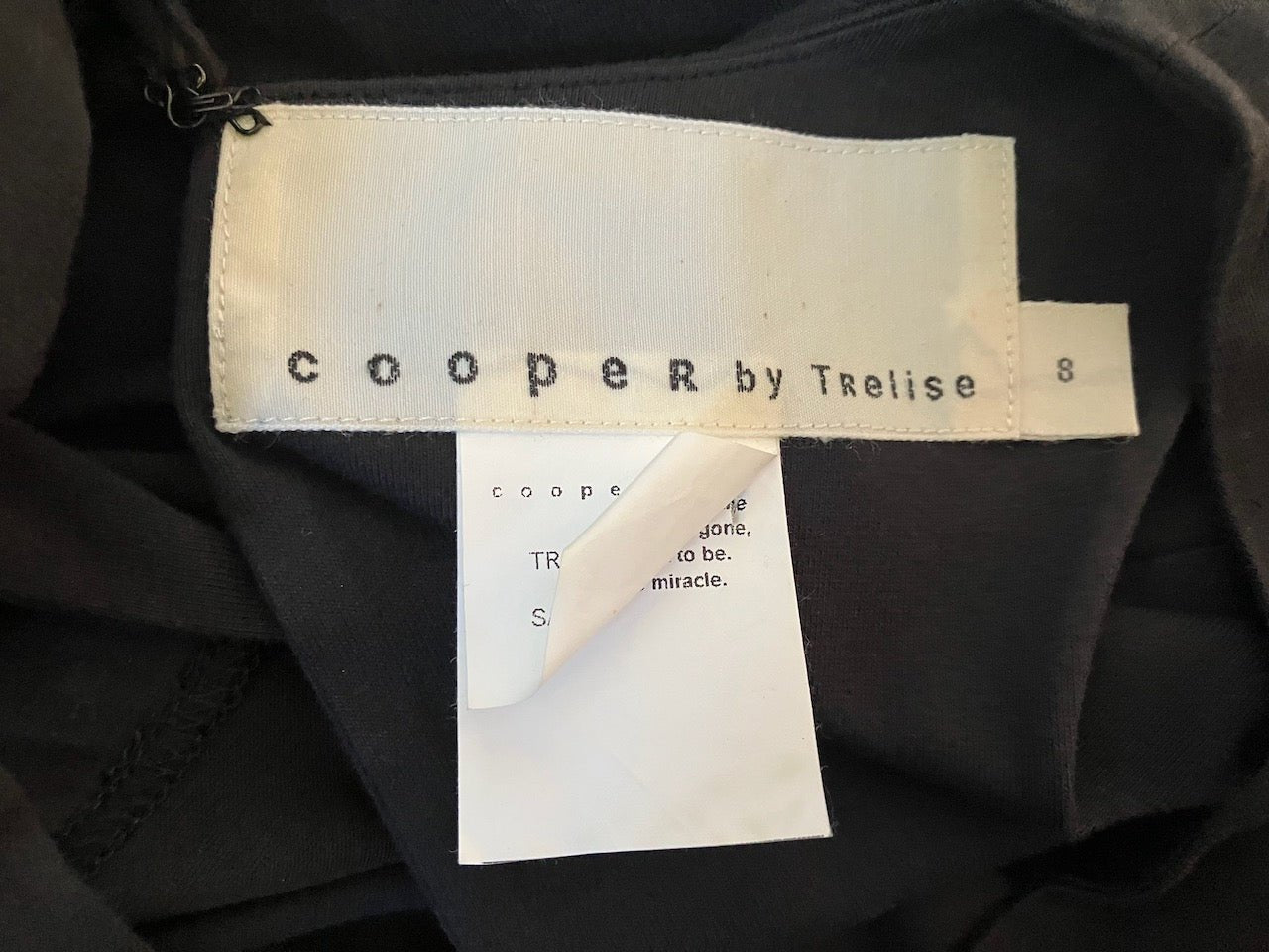 Cooper by Trelise Cooper - Black Dress with Cold Shoulder - Size: 8