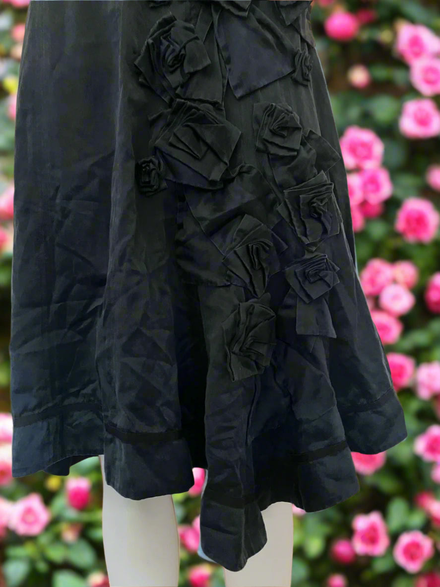 Cooper by Trelise Cooper - Silk Skirt With Rosettes - Size: 8