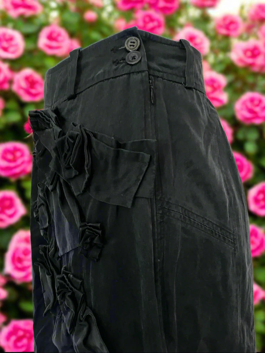 Cooper by Trelise Cooper - Silk Skirt With Rosettes - Size: 8