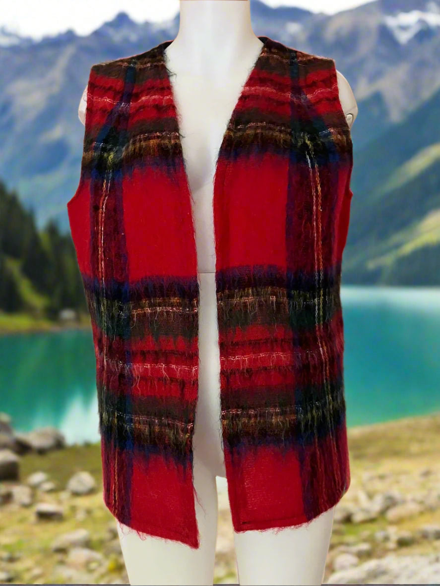 Strathtay of Scotland - Pure Wool Tartan Vest - Size: S