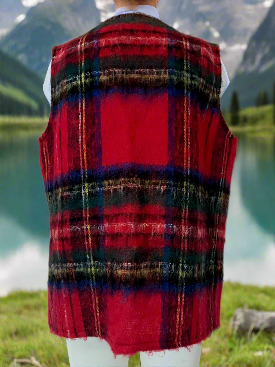 Strathtay of Scotland - Pure Wool Tartan Vest - Size: S