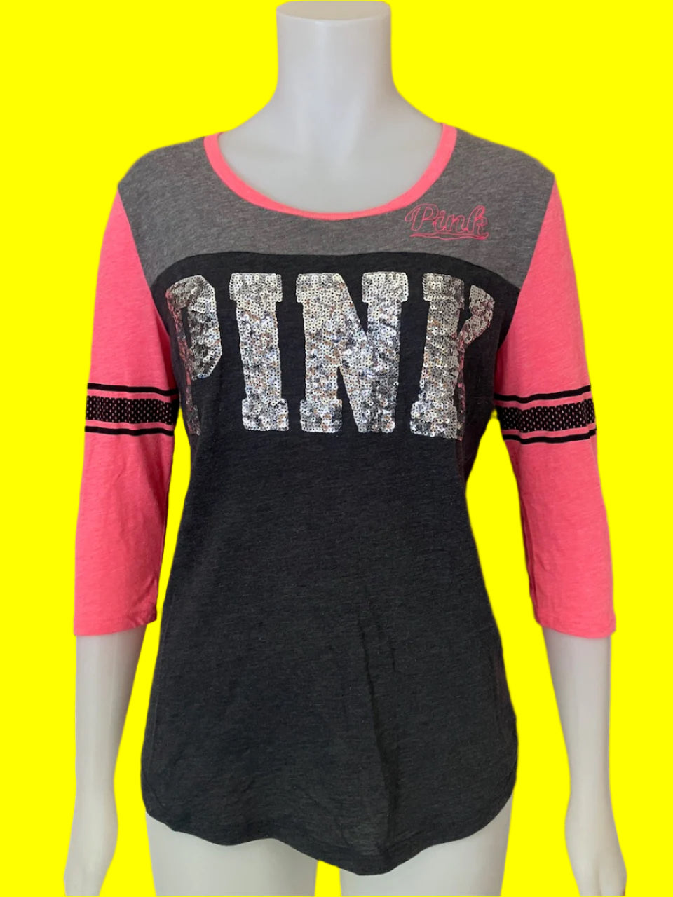 Victoria's Secret - Pink Sequin Top - Size: S