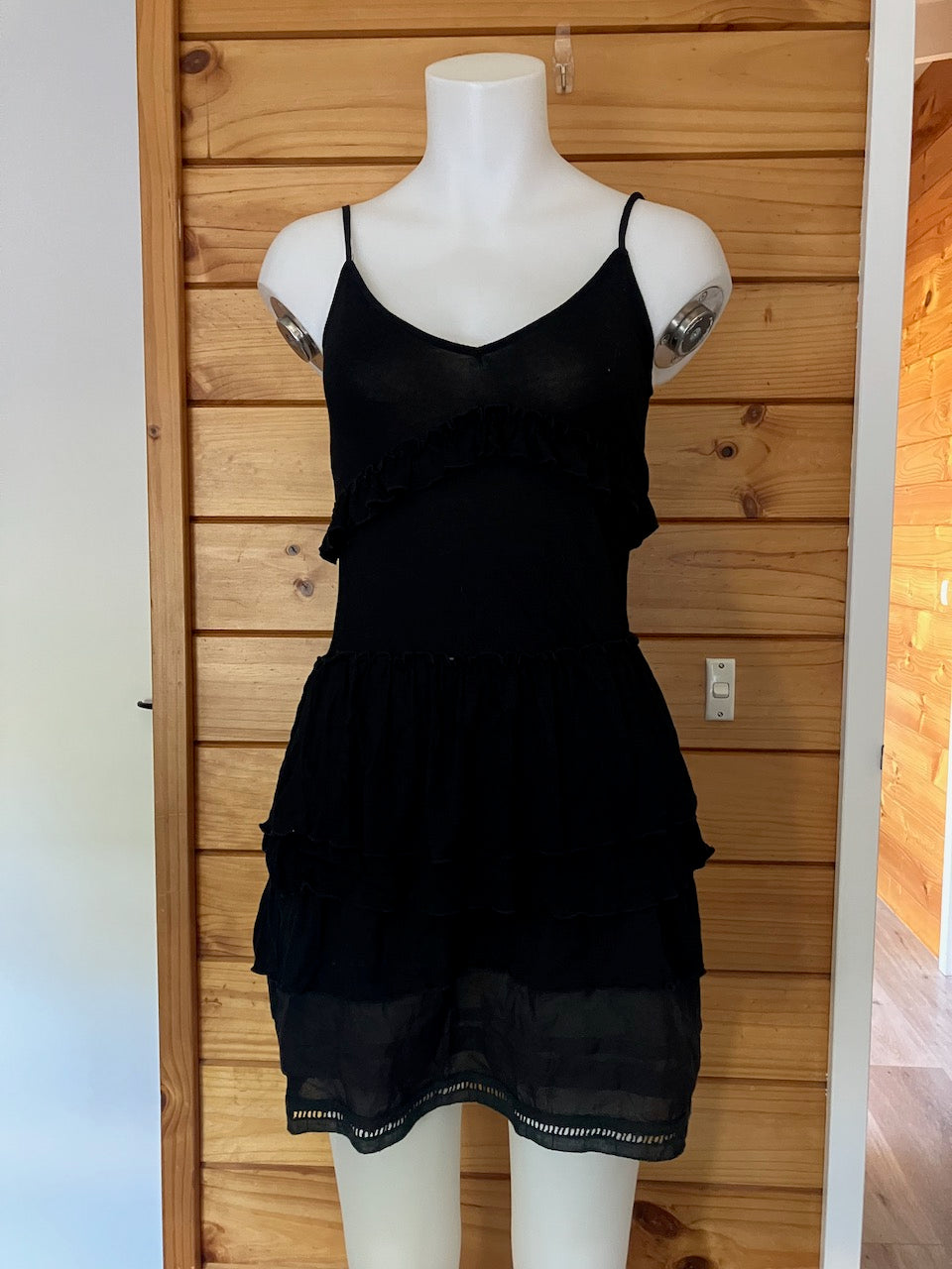 Pretty Basic by Augustine - Navy Blue - Sheer Tunic Dress - Size: M