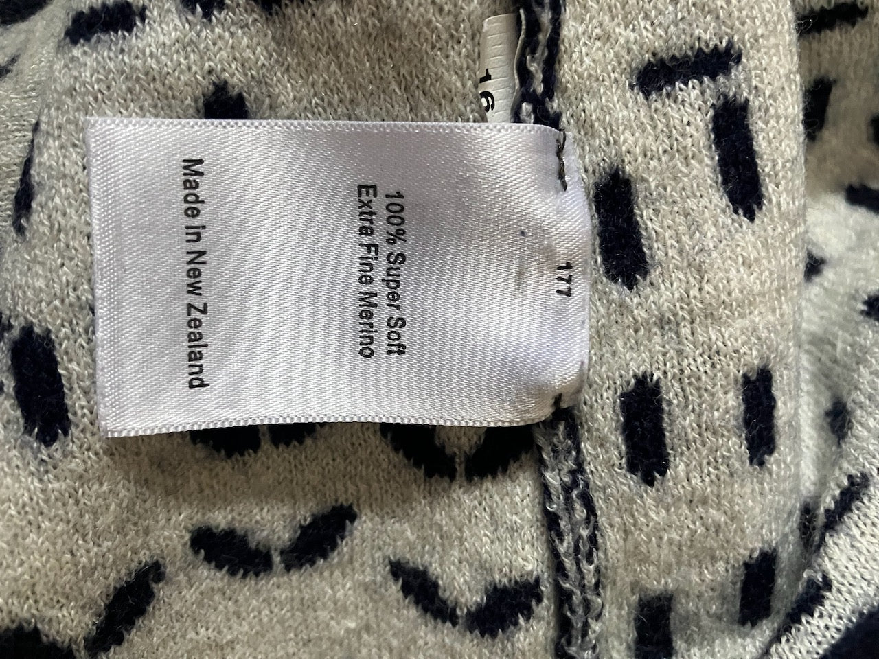 Mardee - NZ Made Extra Fine Merino Jumper - Size: 16