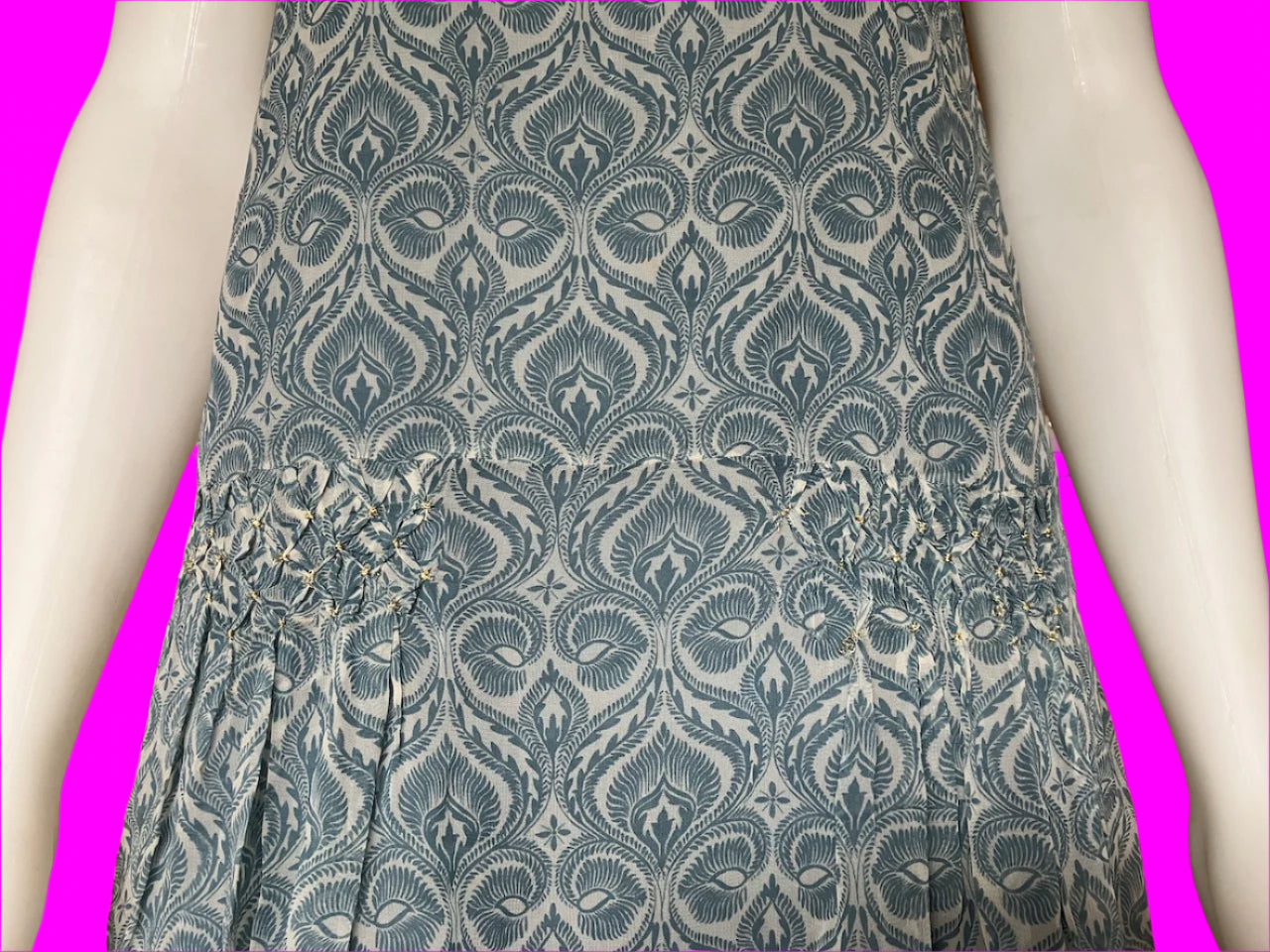 Indi & Cold - Patterned Dress for Summer - Size: S