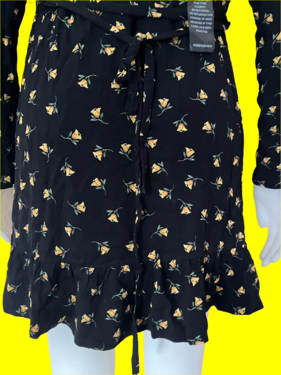 BRAND NEW - Forever New - Chrissy Wrap Skater Dress - Size: 14