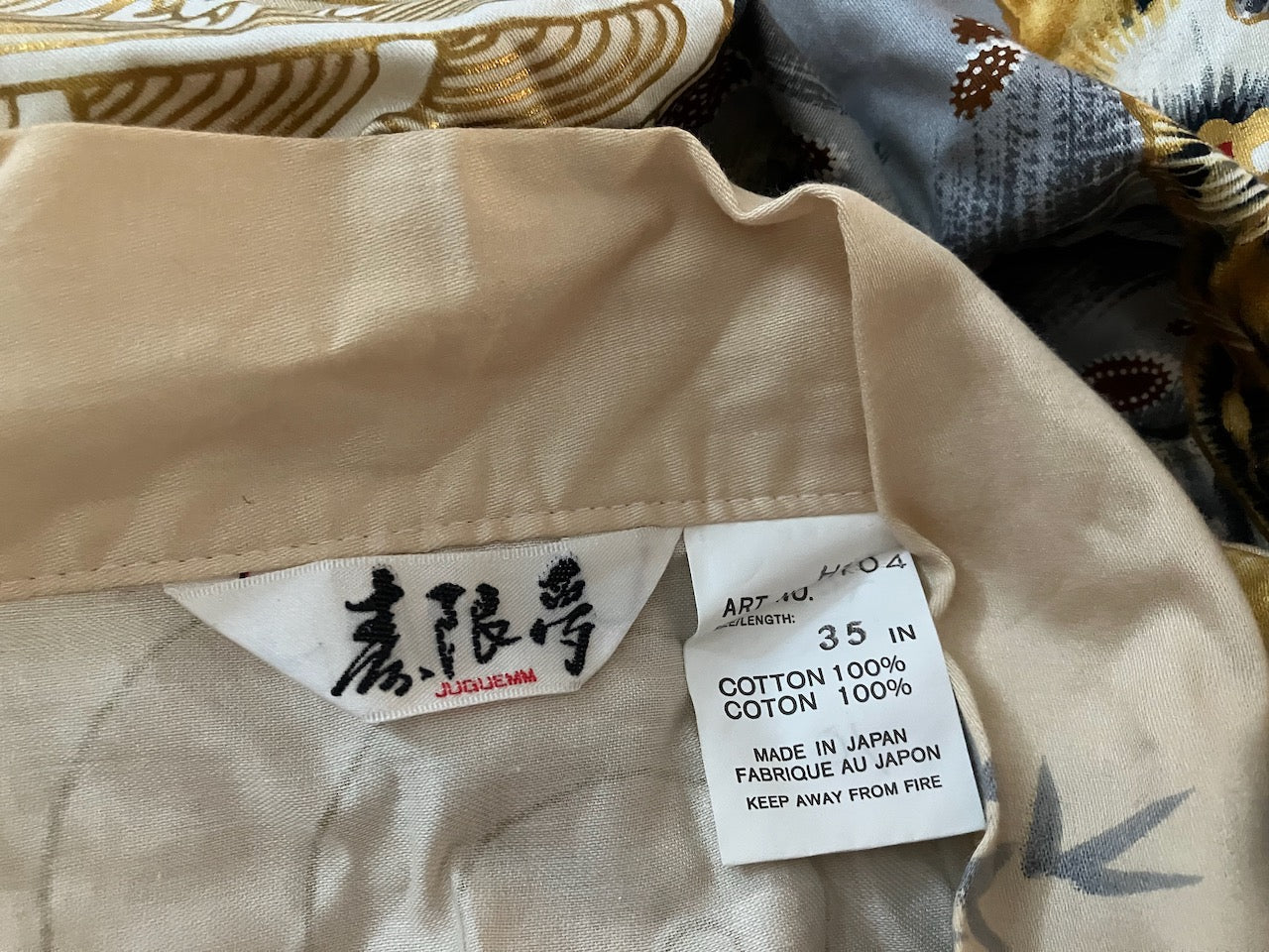 Juguemm - Japanese Kimono Robe - Tiger & Dragons - Size: S/M