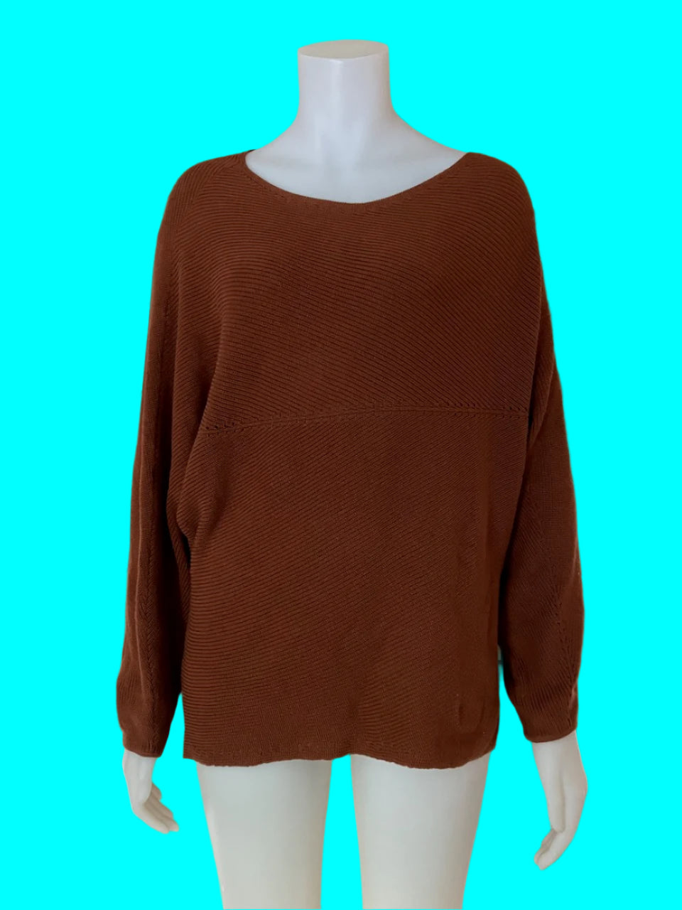BRAND NEW - Petal + Pup - Lightweight Cinnamon Brown Jumper - Size: 10