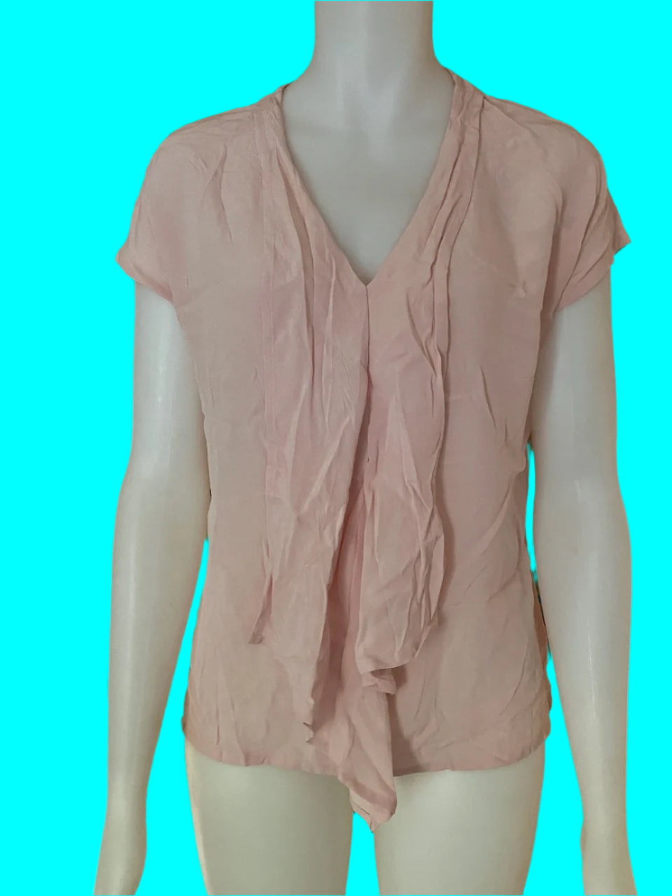 Anne Mardell - Pastel Pink NZ Designer Top - Size: 10