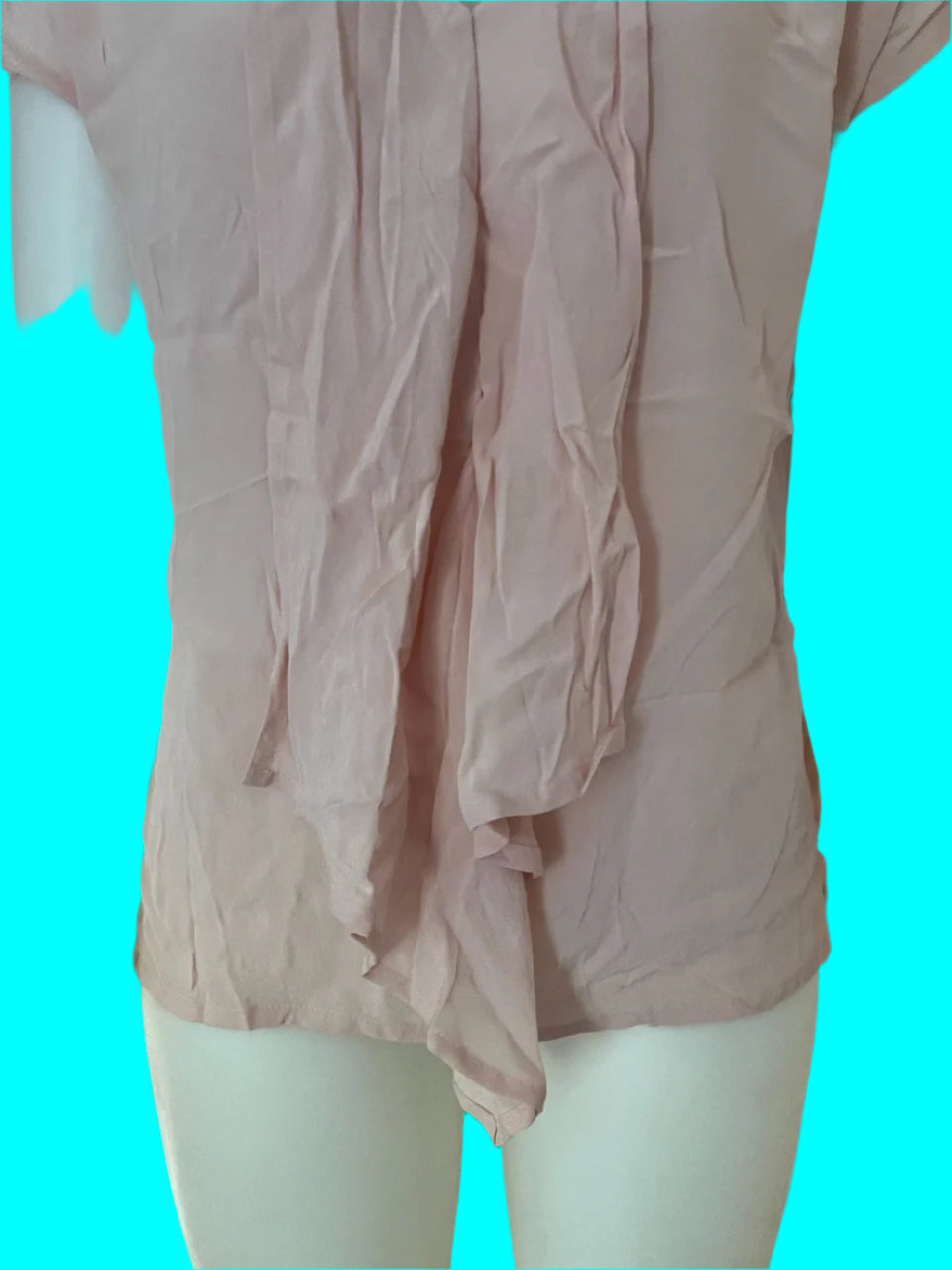 Anne Mardell - Pastel Pink NZ Designer Top - Size: 10