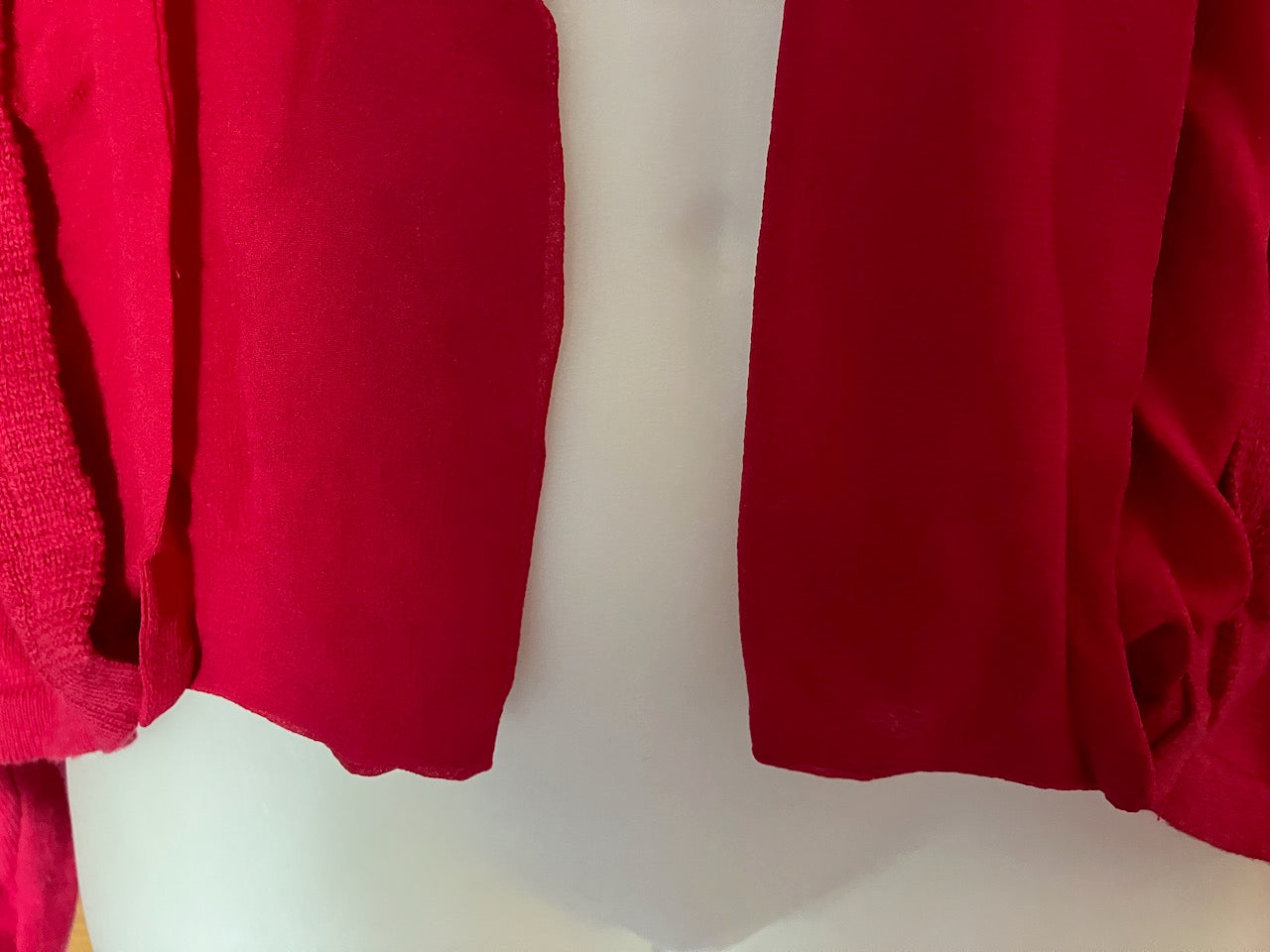 FRAY THE LABEL - Fable - Long Red Cardigan - Size: S