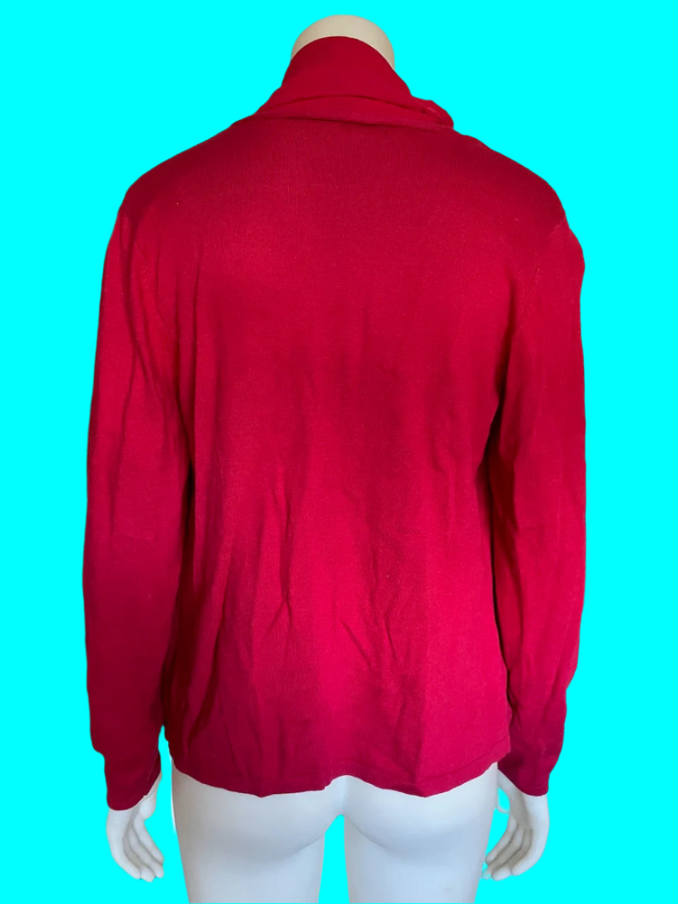 Blue Illusion - Fuchsia Pink - Open Cardigan - Size: L
