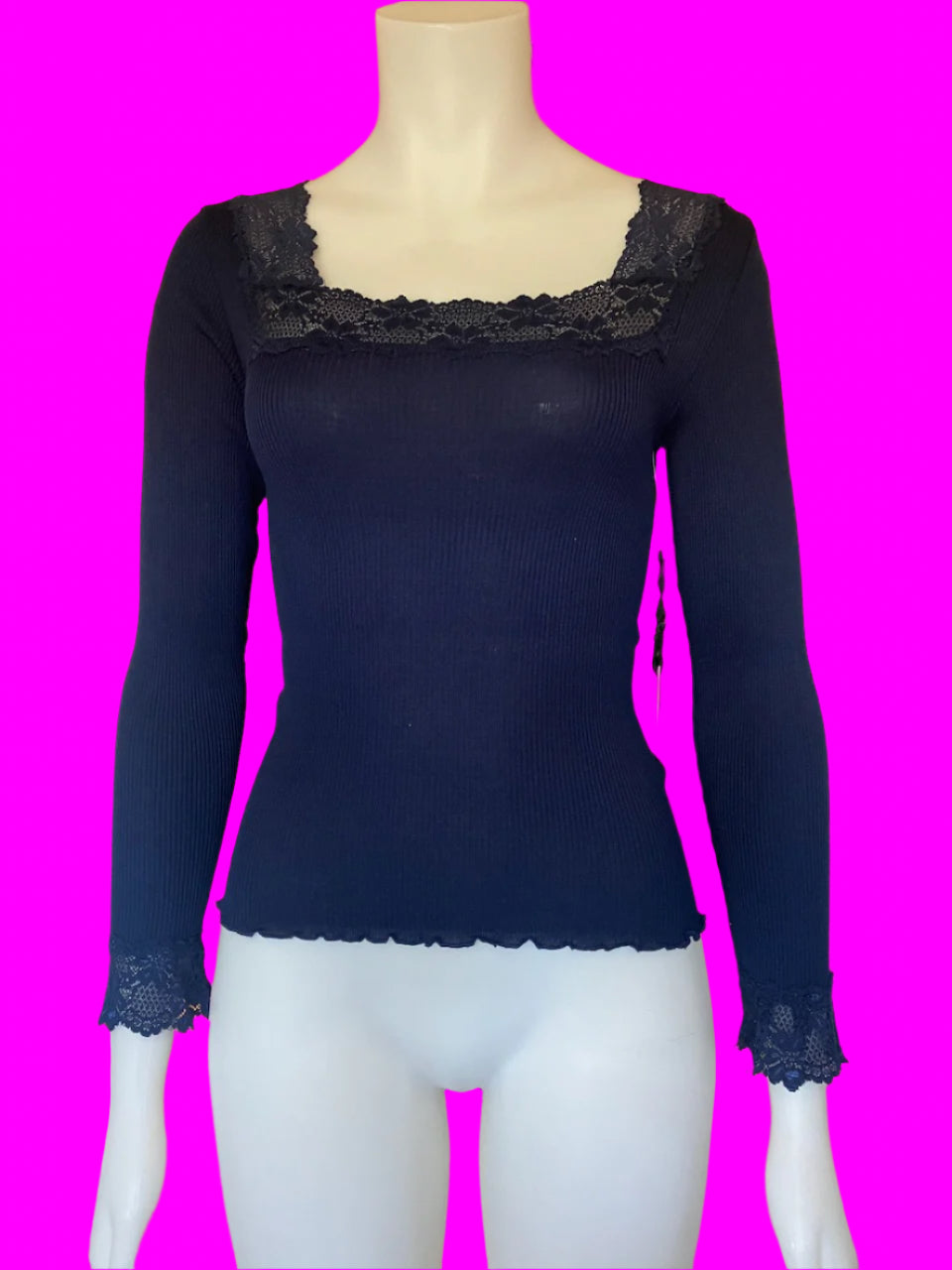 Alannah Hill - BRAND NEW - Layer Me Up! - Navy Top - Size: S