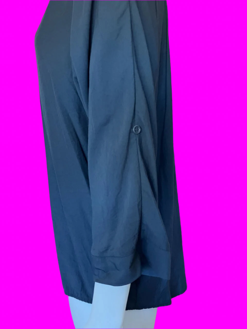 Loaf & Coco - NZ Made - Lightweight Blue/Grey Top - Size: 12