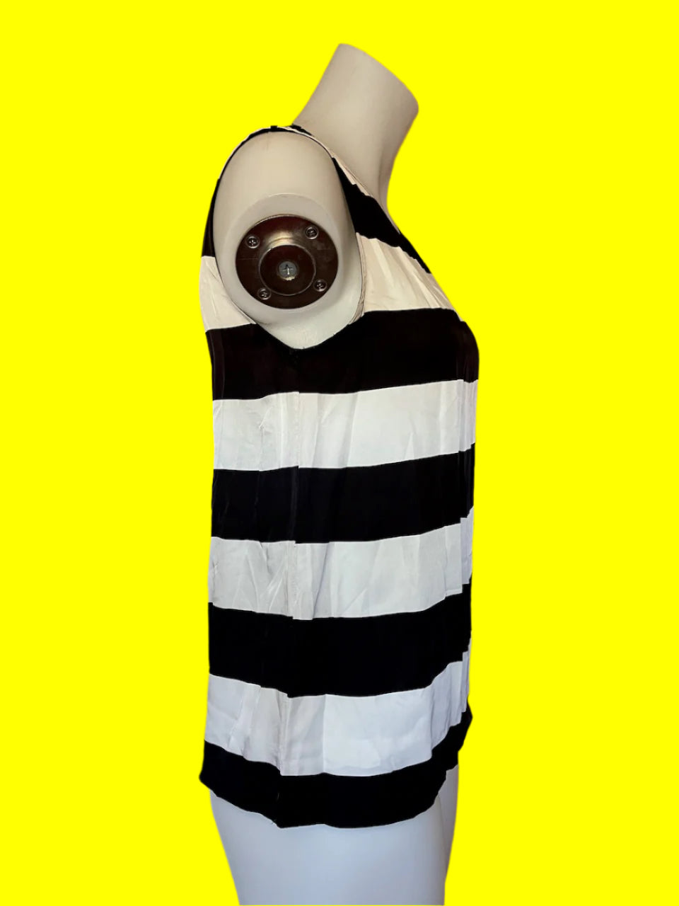 Elk - Black and White Striped Top - Size: S