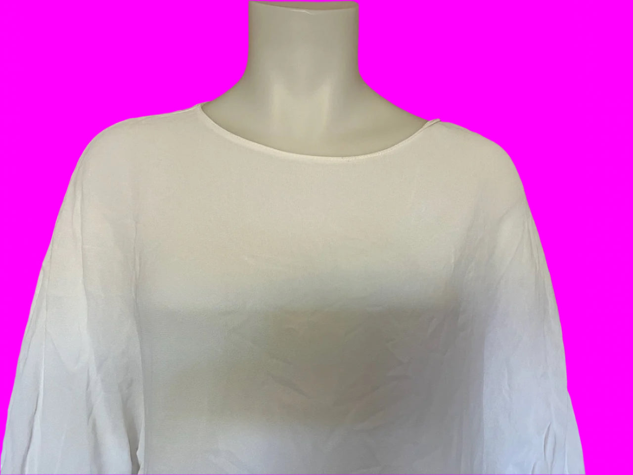 Turet Knuefermann - Designer White Top - Size: S