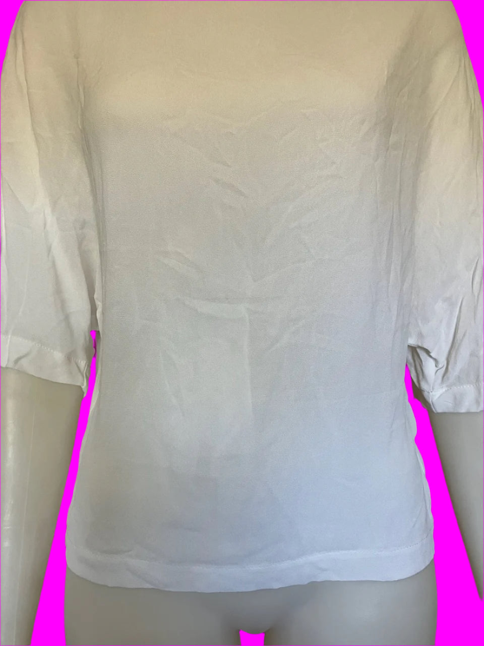 Turet Knuefermann - Designer White Top - Size: S