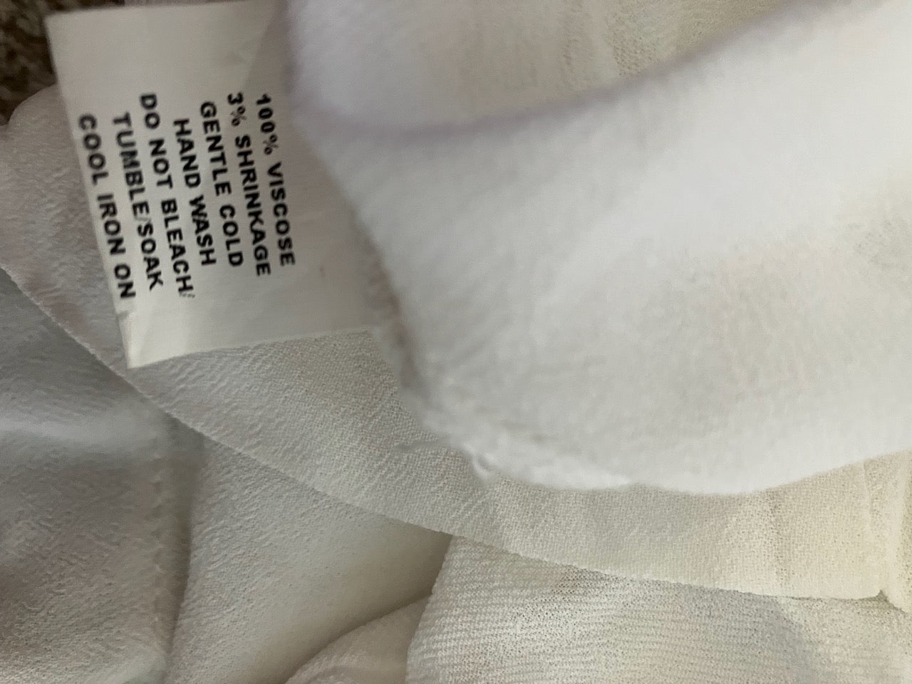 Turet Knuefermann - Designer White Top - Size: S