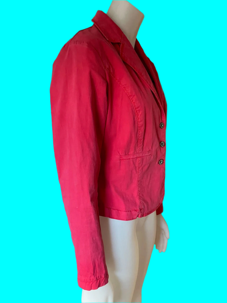 Loobies Story - Watermelon Pink Casual Blazer - Size: 14