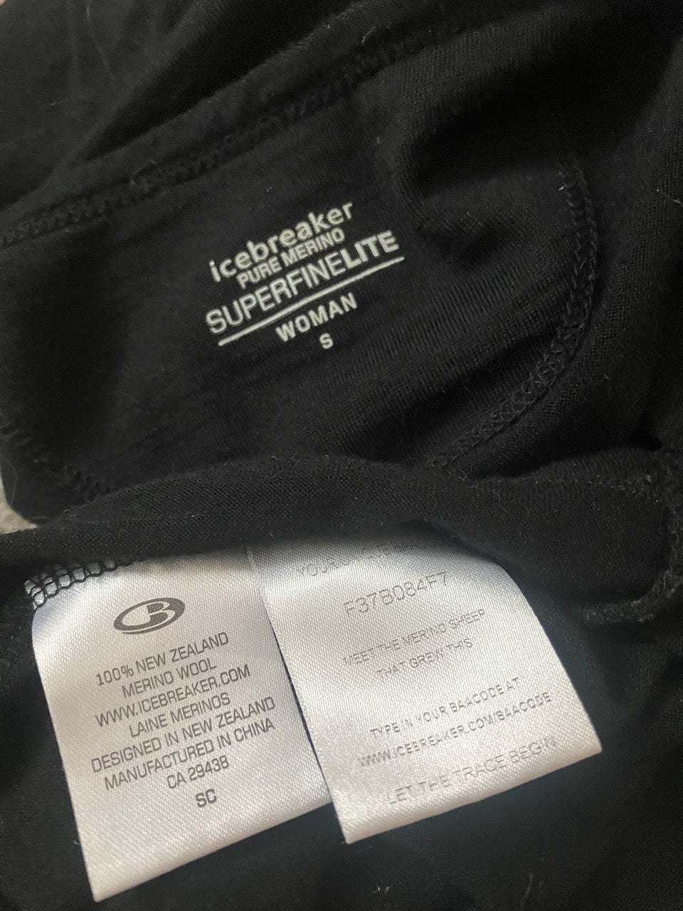 Icebreaker - Superfinelite - Black Merino Dress - Size: S