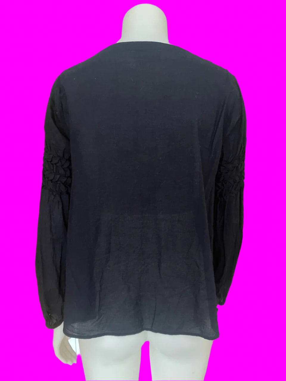 Mineral - Pure Cotton Top - Navy - Size: S