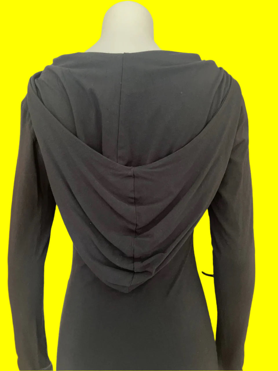 Alexandra Owen - Charcoal Grey Top With Hoodie - Size: 10