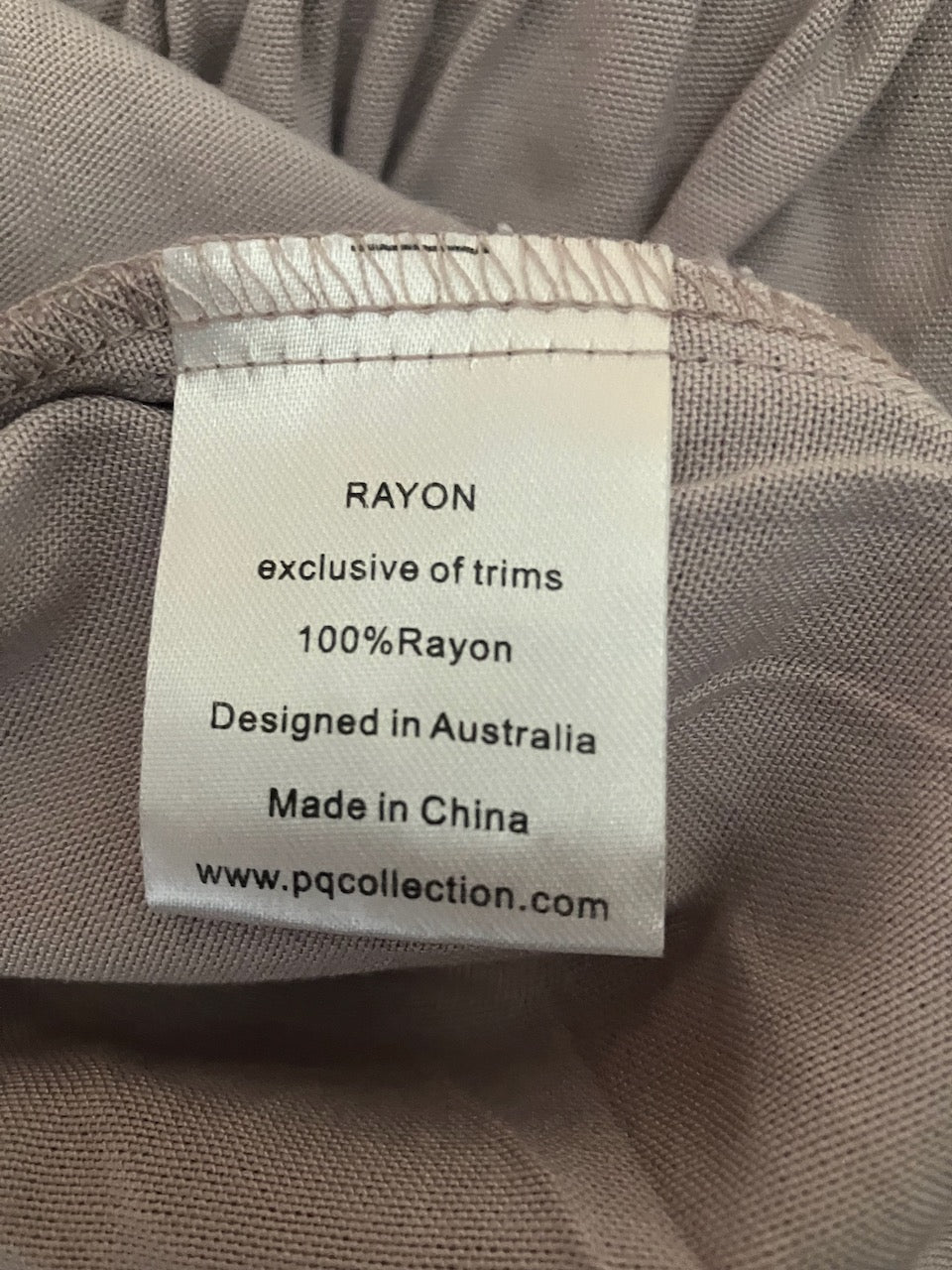 PQ THE LABEL - BRAND NEW RRP$78.00 - Flute Top - Size: XL