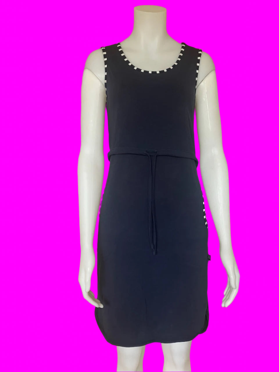 Addison - Breastfeeding and Maternity Dress - Navy - Size: 8