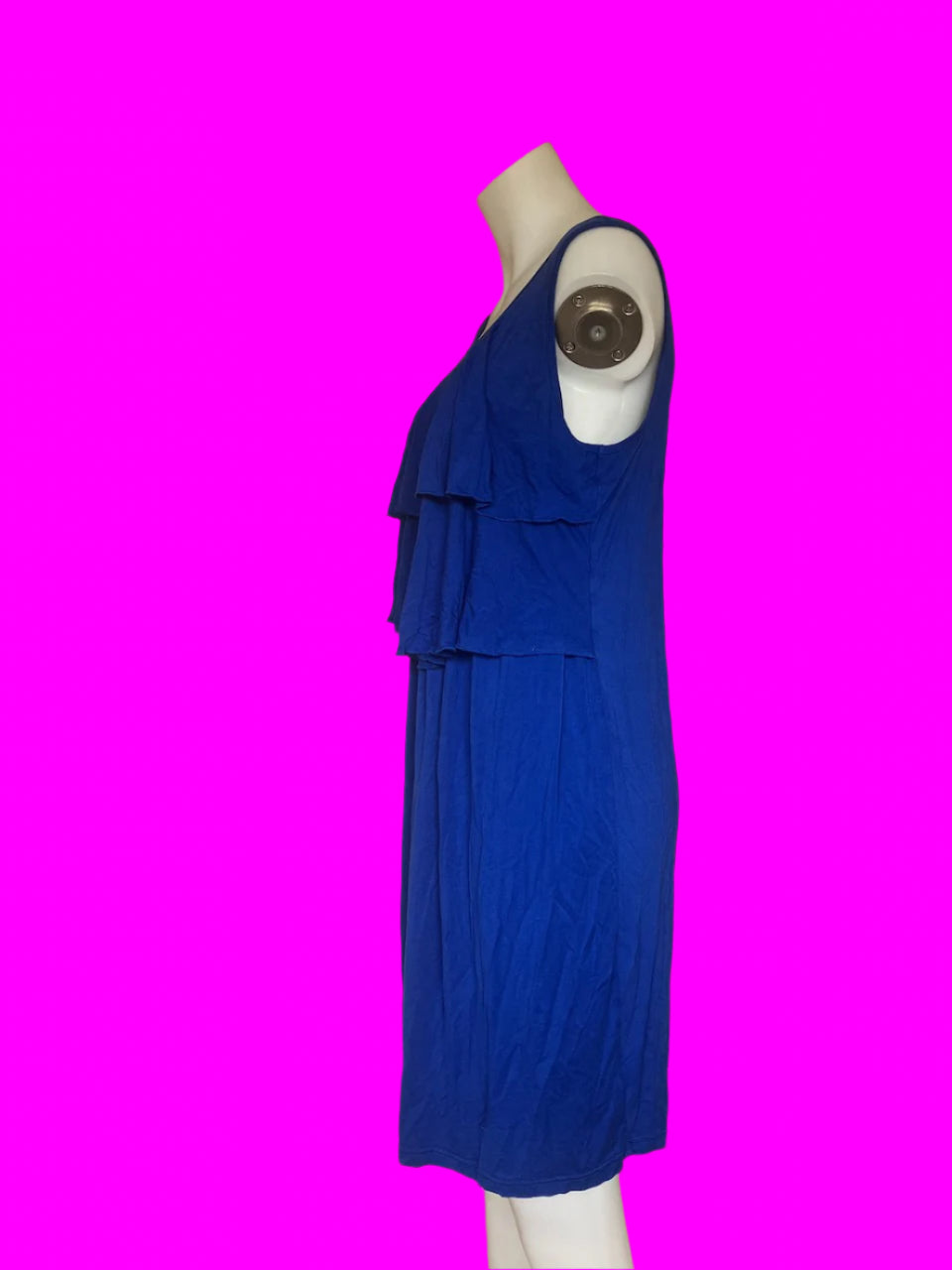 Latch - Maternity & Breastfeeding Dress - Blue - Size: XL