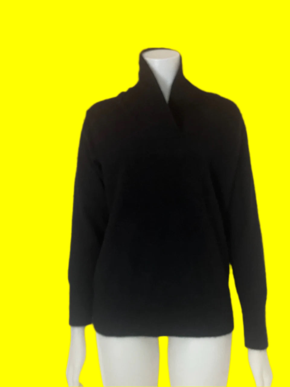 NZ Knit Co - Luxury Merino and Possum Knit Jumper - Black - Size: M
