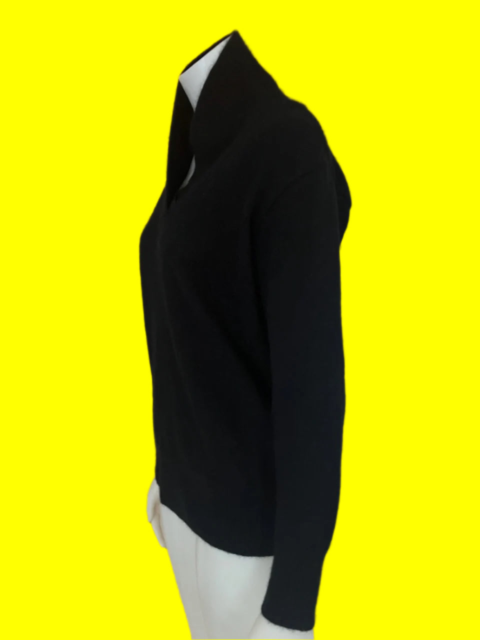 NZ Knit Co - Luxury Merino and Possum Knit Jumper - Black - Size: M