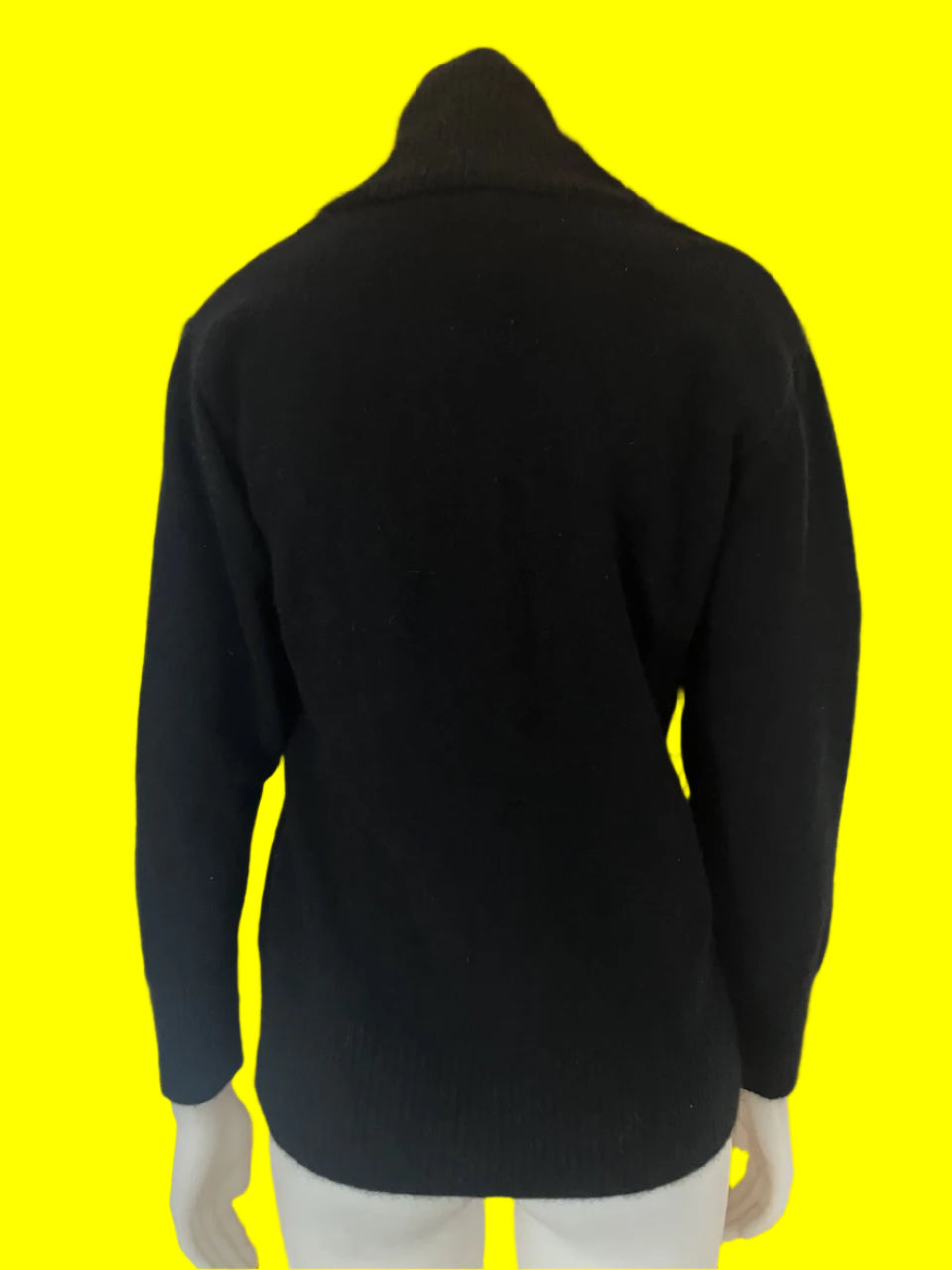 NZ Knit Co - Luxury Merino and Possum Knit Jumper - Black - Size: M