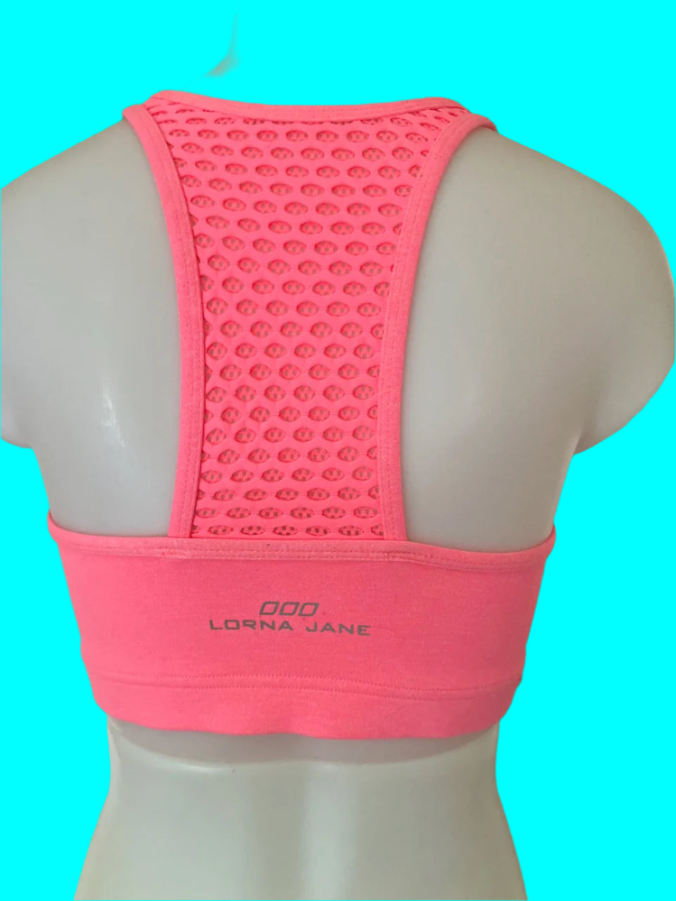 Lorna Jane - Pink Crop Top - With Inserts - Size: L