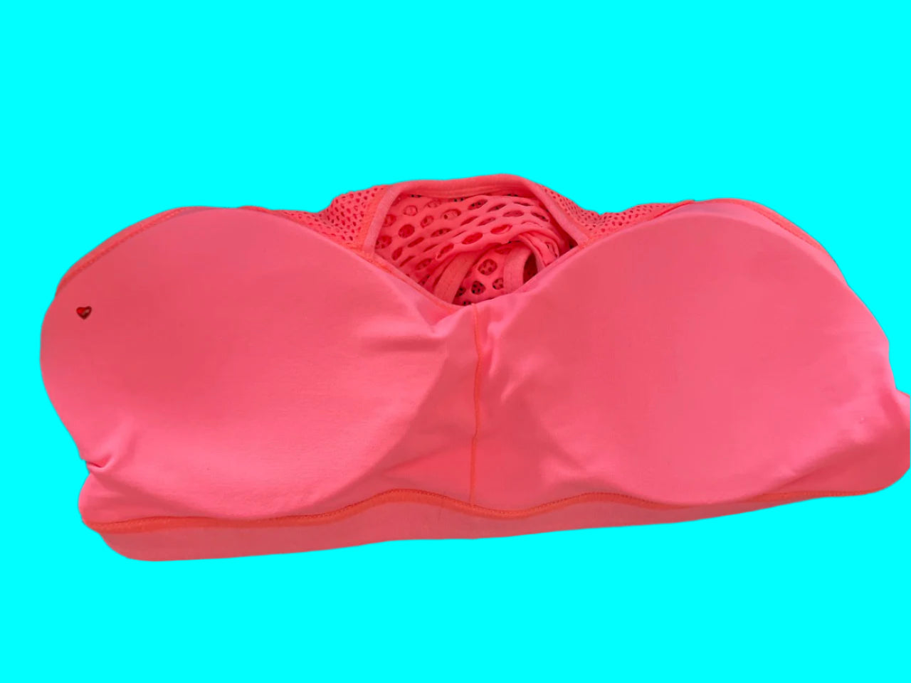 Lorna Jane - Pink Crop Top - With Inserts - Size: L