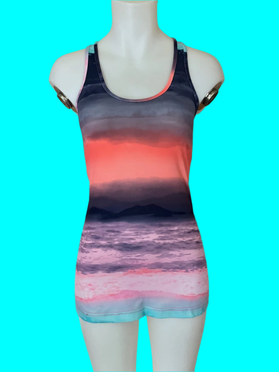 Lululemon - Multi Colour Racer Back Singlet - Size: S