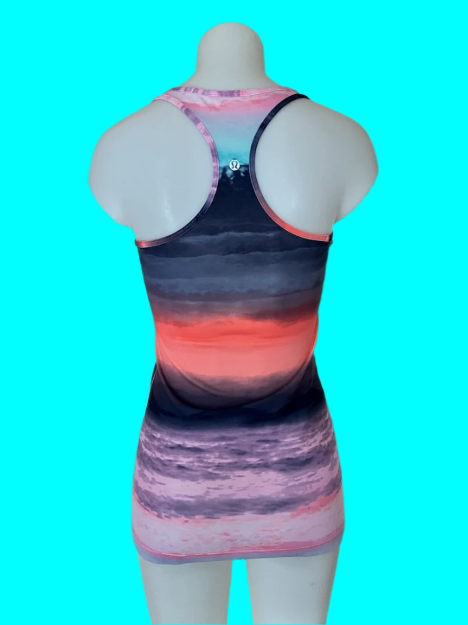 Lululemon - Multi Colour Racer Back Singlet - Size: S