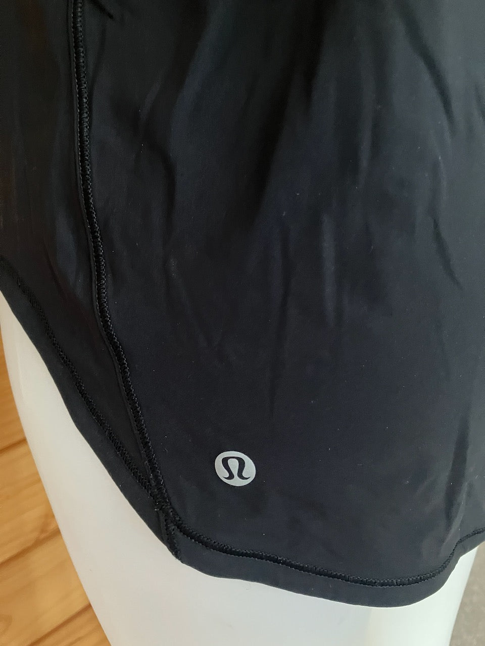 Lululemon - Black Singlet With Mesh Inserts - Size: M