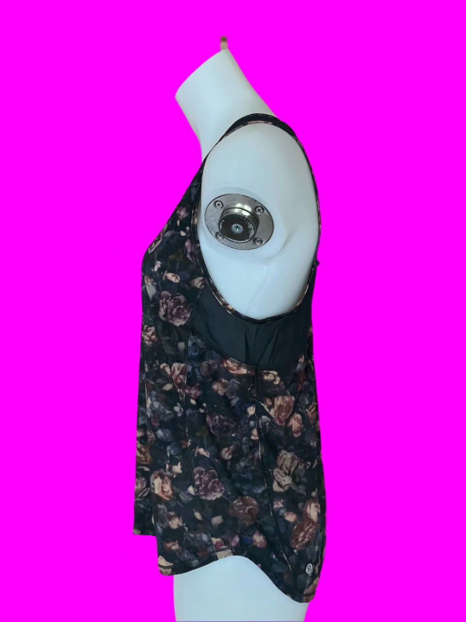 Lululemon - Floral Singlet With Mesh - Size: M